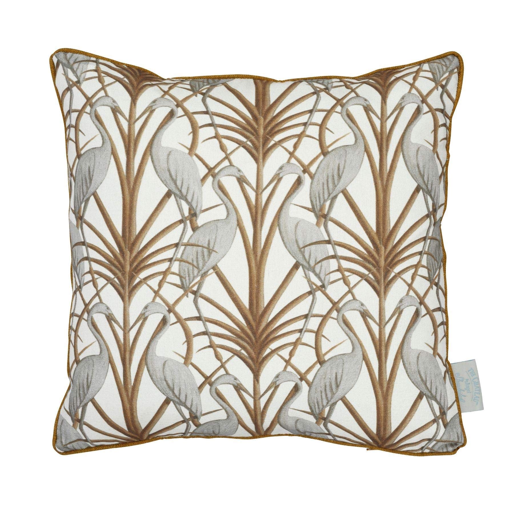 Angel Strawbridge The Chateau Nouveau Heron Cream Cushion Cover & Insert
