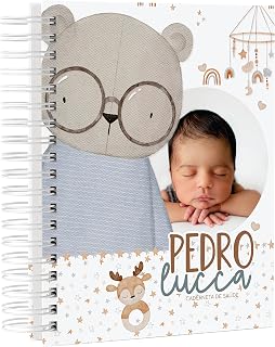 Caderneta De Saúde Tema BRINQUEDOS com Foto e Nome - Menino