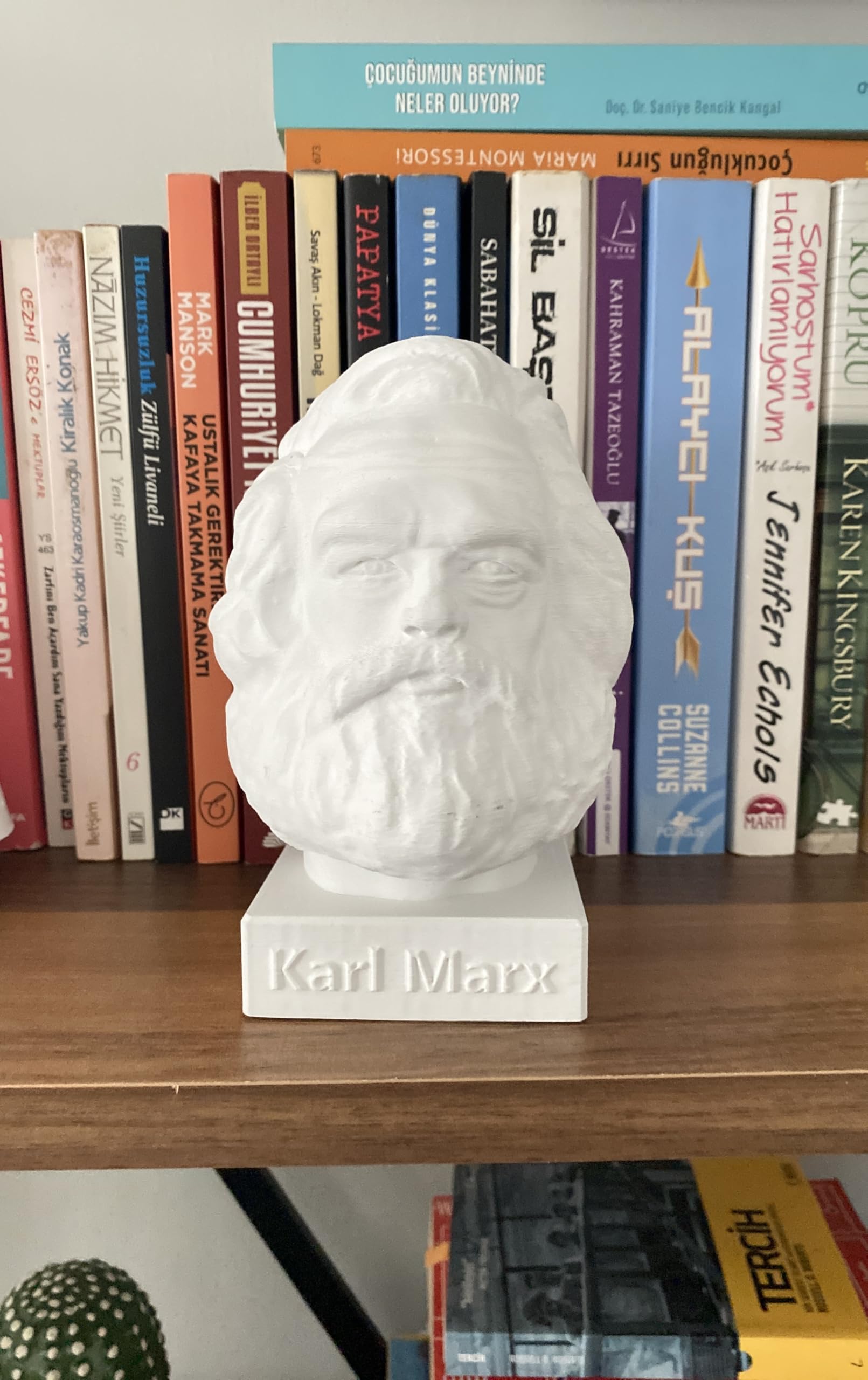 K. Marx Bust 15cm Home Decor Philosopher Marx Bookshelf Decor