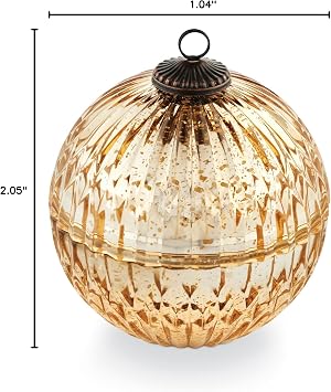 Illume Winter White Mercury Ornament Candle