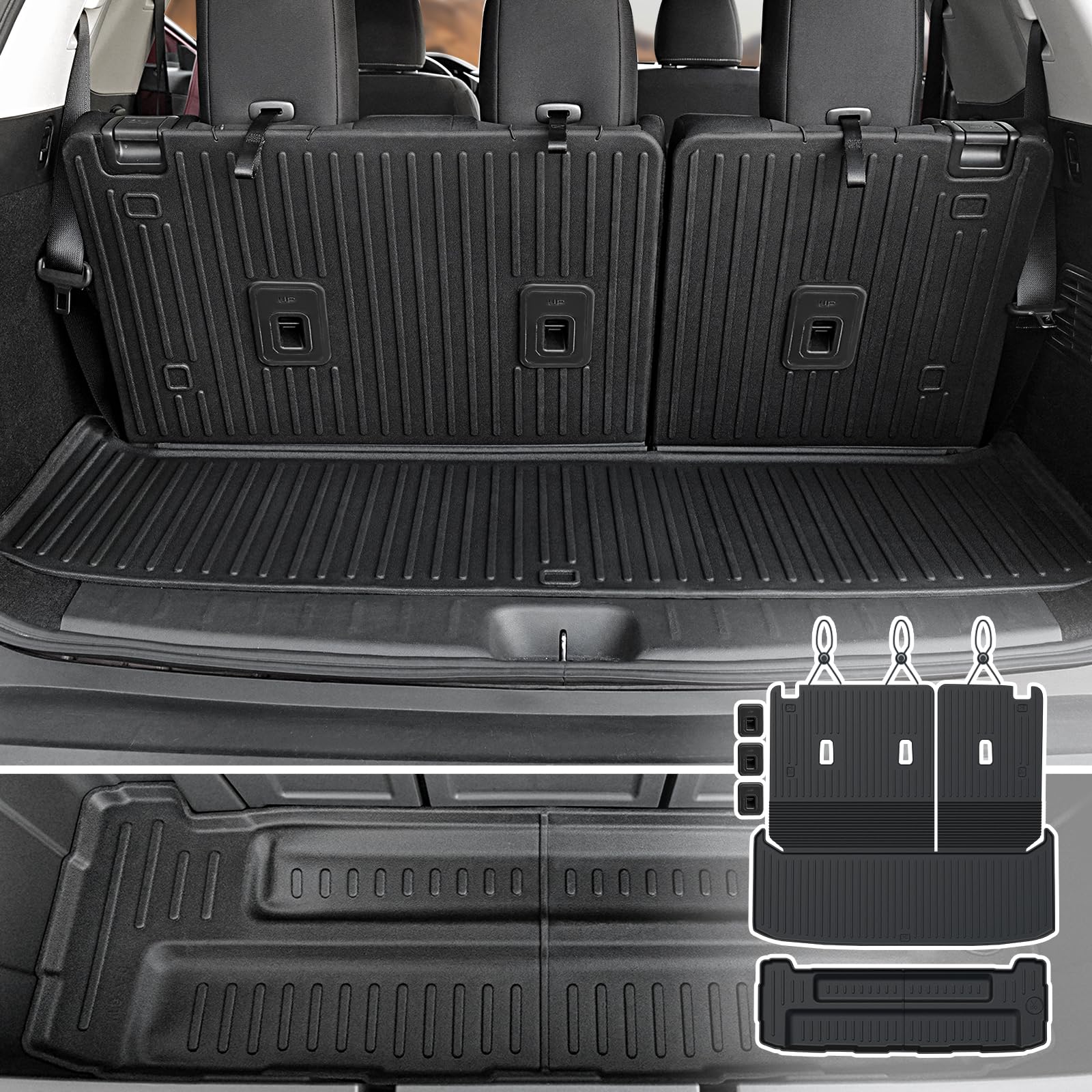 Cargo Mat for Nissan Pathfinder 2022-2026 7/8 Seats Accessories