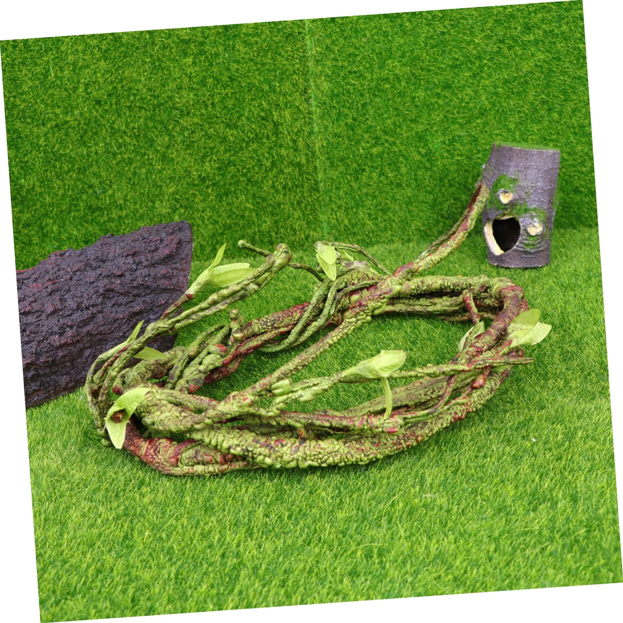 DOITOOL 3piezas Planta Artificial De Enredadera para Terrario De Reptiles Decoración Flexible y Resistente Altas Temperaturas para Creación De Paisajes Hogares y Hábitats De Reptiles