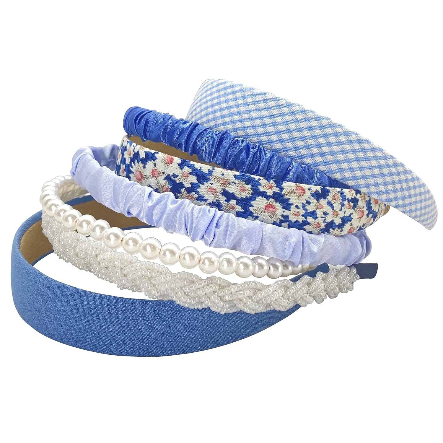 Fashion Headbands for Women - Non-Slip Flower & Pearl Styles