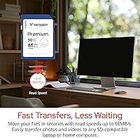 Vista 3 de Verbatim 96171 Tarjeta de Memoria SDHC Premium de 4GB, UHS-I U1 Clase 10, Azul