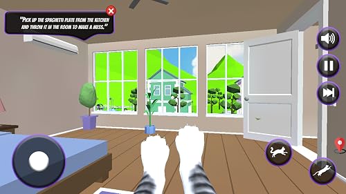 いたずら猫カオスゲーム - 地獄のおばあちゃんの猫いたずらゲーム2025