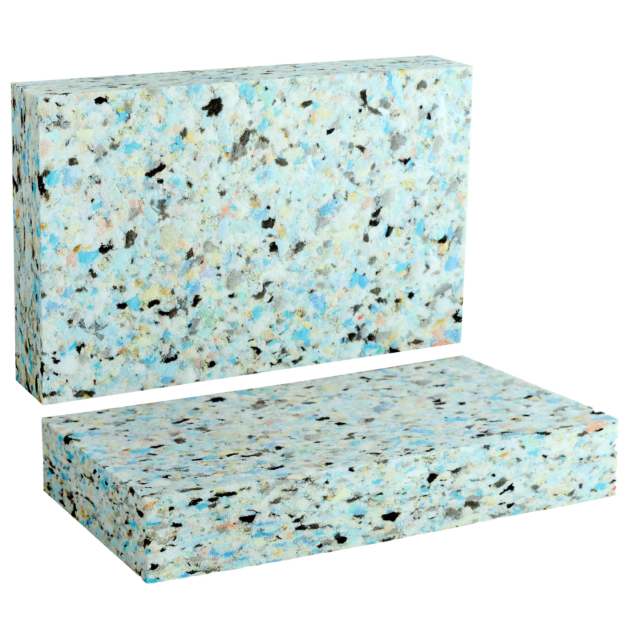 Eco-Friendly Foam Yoga Blocks (2-Pack) - Softer, High-Density Support for Yoga & Pilates, 100% Recycled Vegan Design - Size: 2 of 30x20x5cm