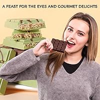 Vista 7 de Moldes de chocolate – Molde de barra de chocolate antiadherente, molde de chocolate de grado alimenticio profundo para pestañas, aperitivos de leche