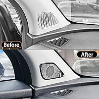 Vista 4 de YOUTOOCAR Cubiertas de aleación para altavoces de puerta de automóvil, cubiertas de altavoz de audio para tweeter, compatible con accesorios Kia