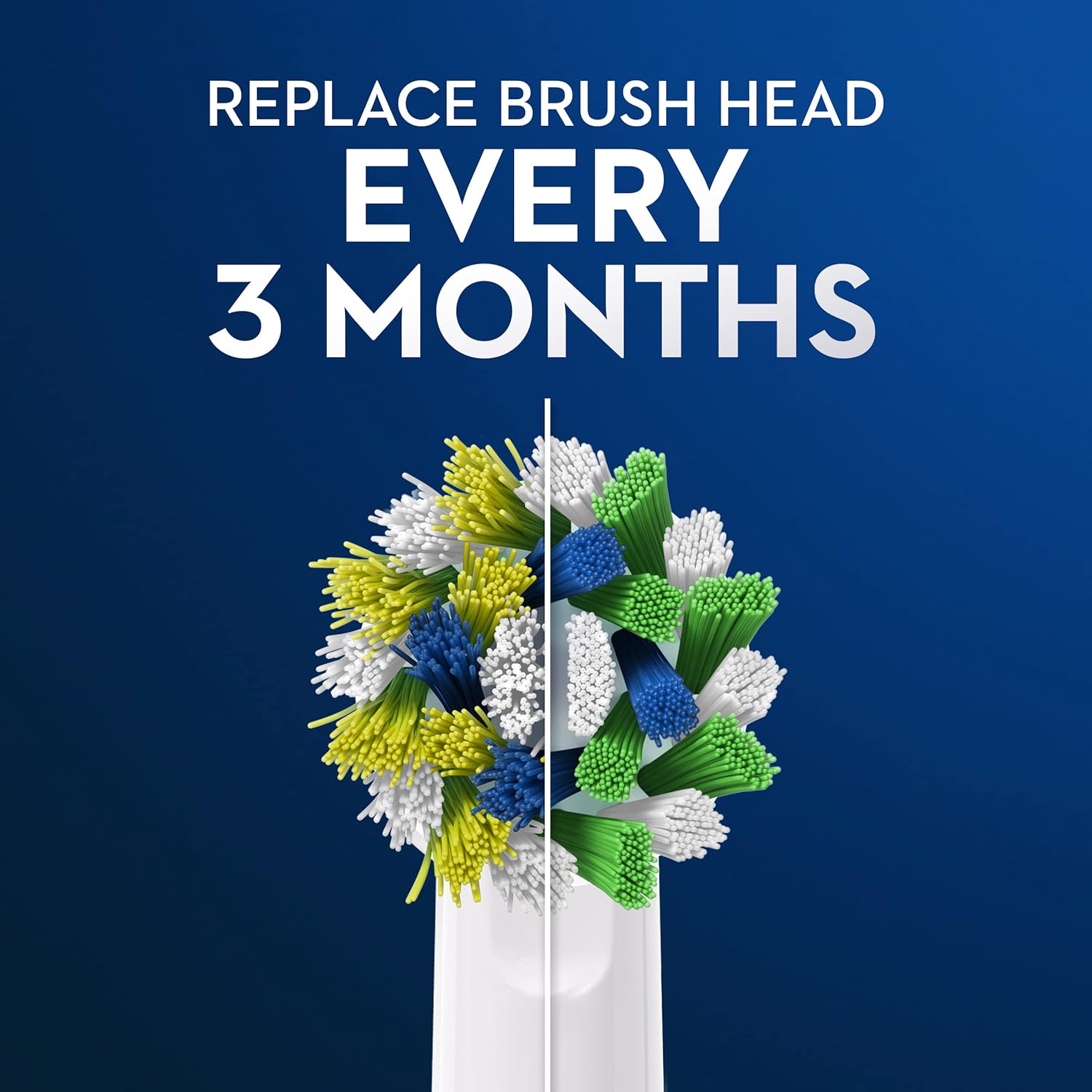 Oral-B CrossAction Electric Toothbrush Replacement Brush Heads Refill, 4ct (Packaging may vary) : Health & Household