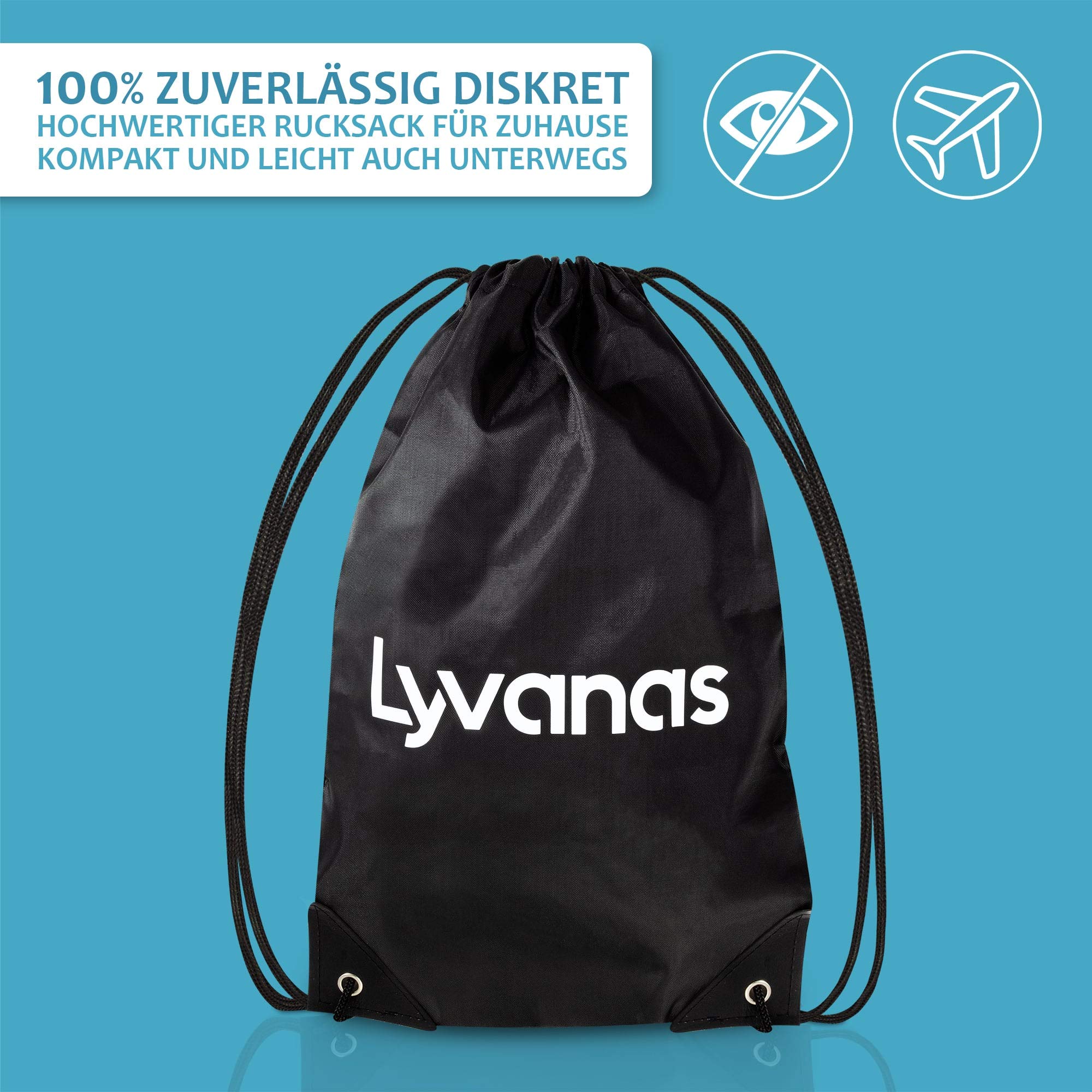 Lyvanas Einlauf Set Zur Darmreinigung (BPA- Und Phthalatfrei) - 2 Liter Klistier Set In Vollausstattung Für Alle Einläufe - Premium Reise Irrigator Set (Packung mit 2)