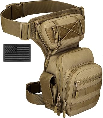 Tactical Drop Leg Bag, Military Tool Gear Fanny Thigh Pack