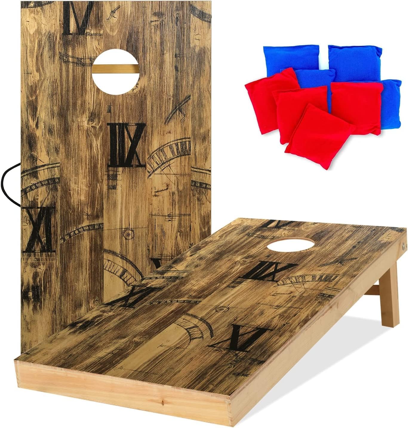 Cornhole Boards Set Regulation Size 4'x2' Premium Solid