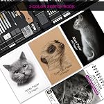 HIFORNY 126 PCS Drawing Kit Sketching Pencil Set,Sketch Pencils Art Supplies with 3-Color Sketchbook,Graphite,Charcoal,Blending and Drawing Tools,Drawing Pencils for Adults Artists in Zipper Case