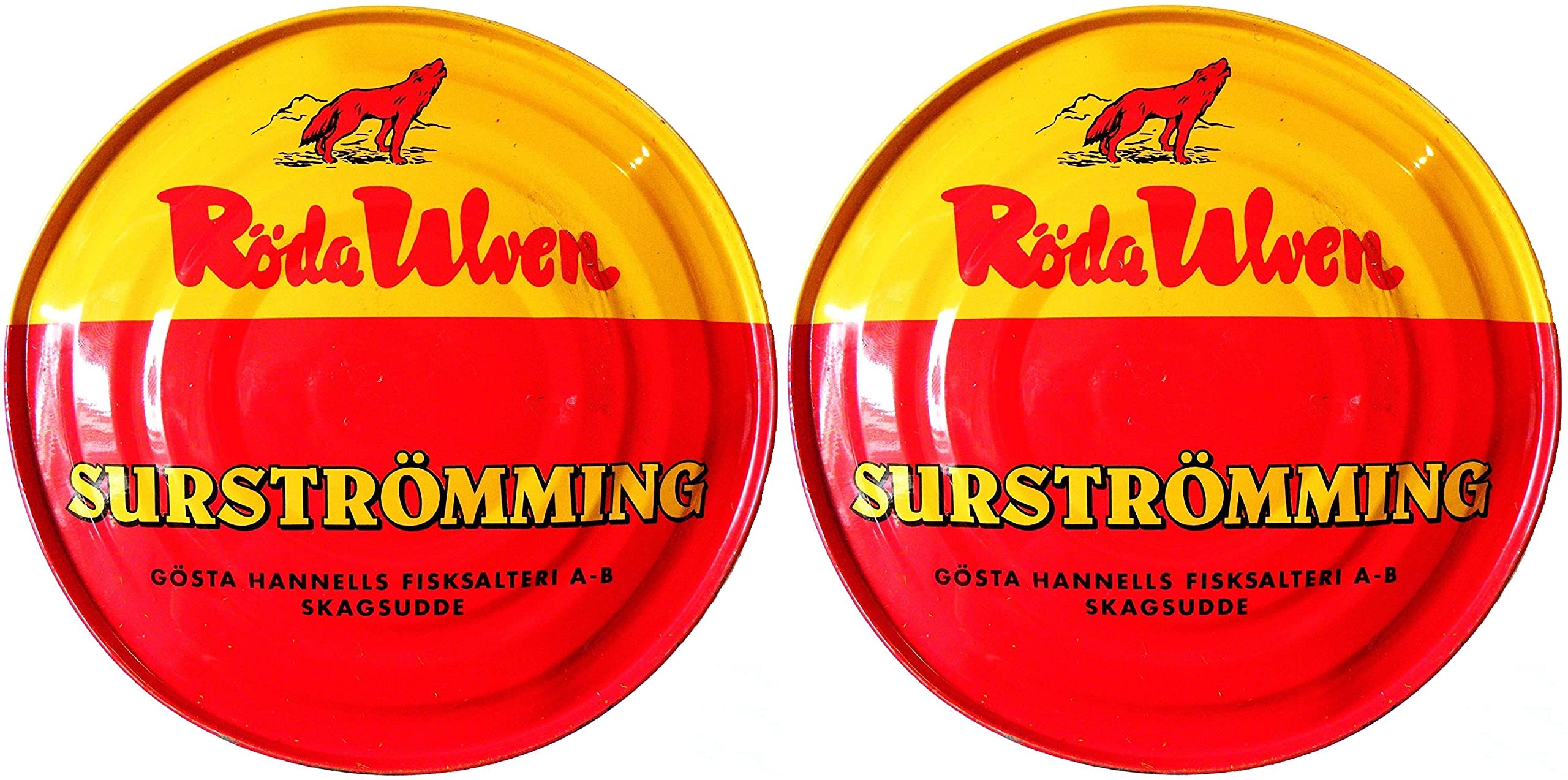 Surstromming Röda Ulven - Authentique hareng fermenté suédois - Odeur forte - 300g