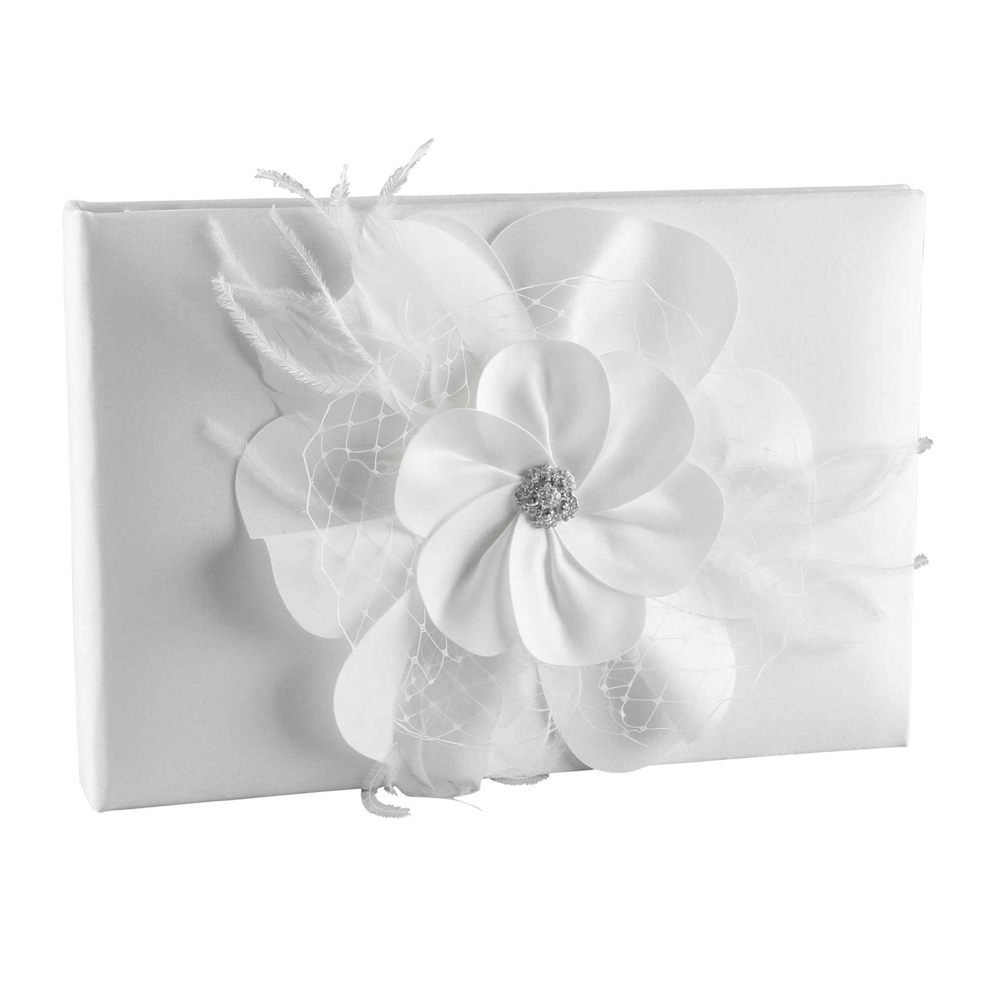 Ivy Lane Design Somerset Collection Guest Book, White