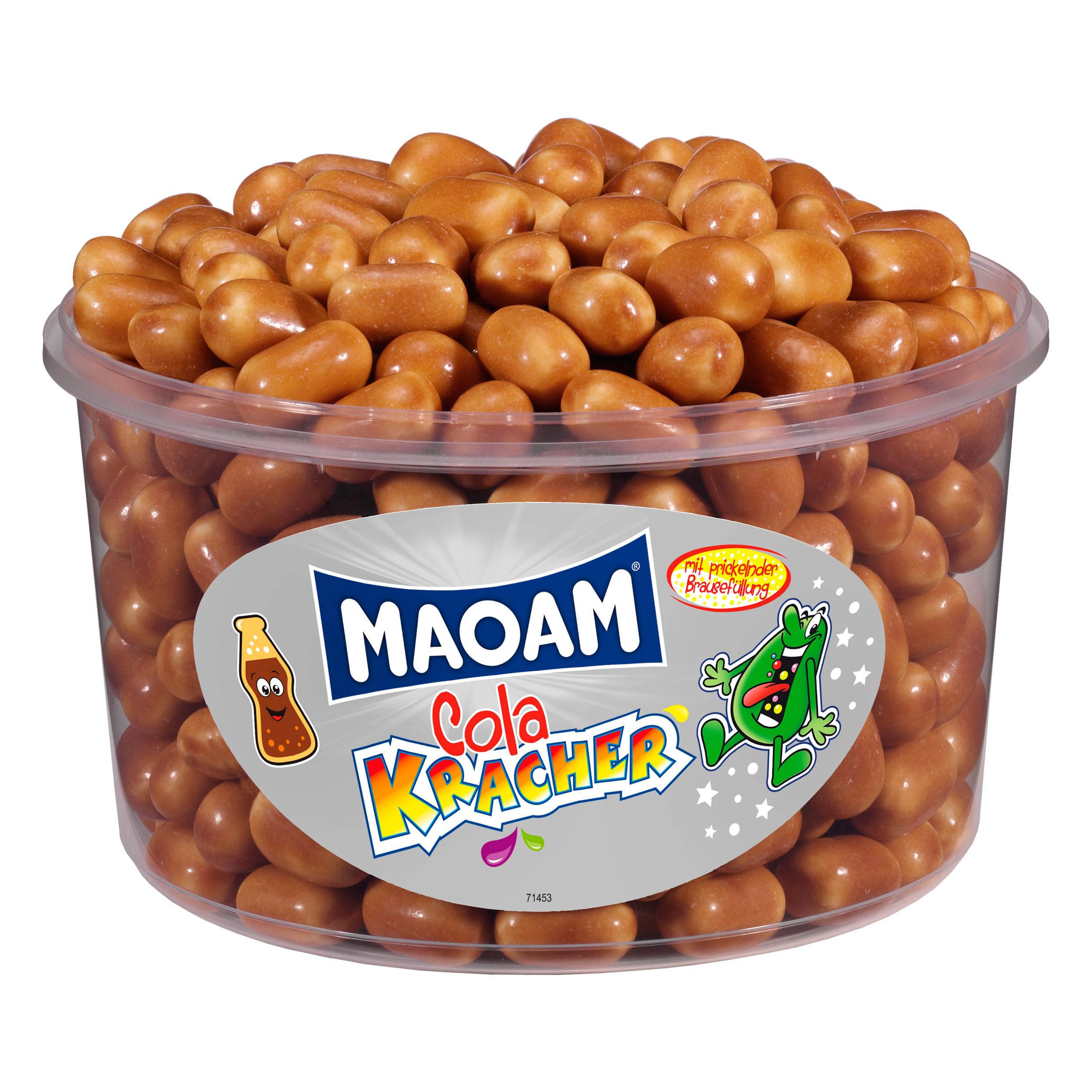 HARIBO Maoam Cola Kracher Kaubonbon Dose mit 1200 Gramm