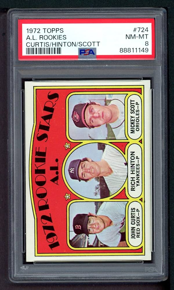 Amazon.com: 1972 Topps # 724 AL Rookies - Pitchers John