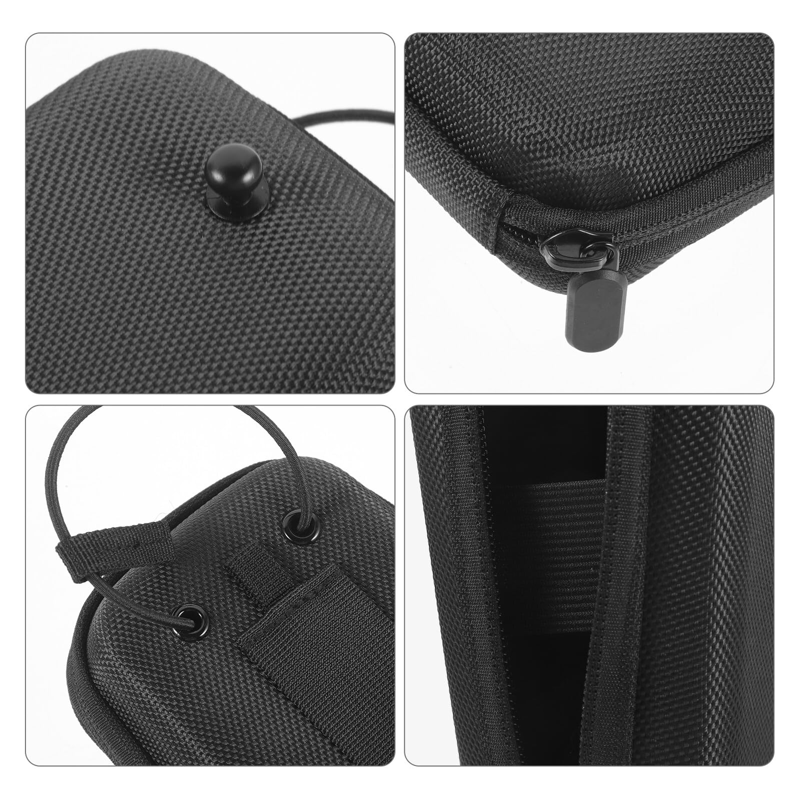 Healifty Custodia Porta Telemetro Golf Nero in Materiale Composito Resistente Agli Urti, Portatile alla Moda per Organizzazione e Protezione Durante Gioco