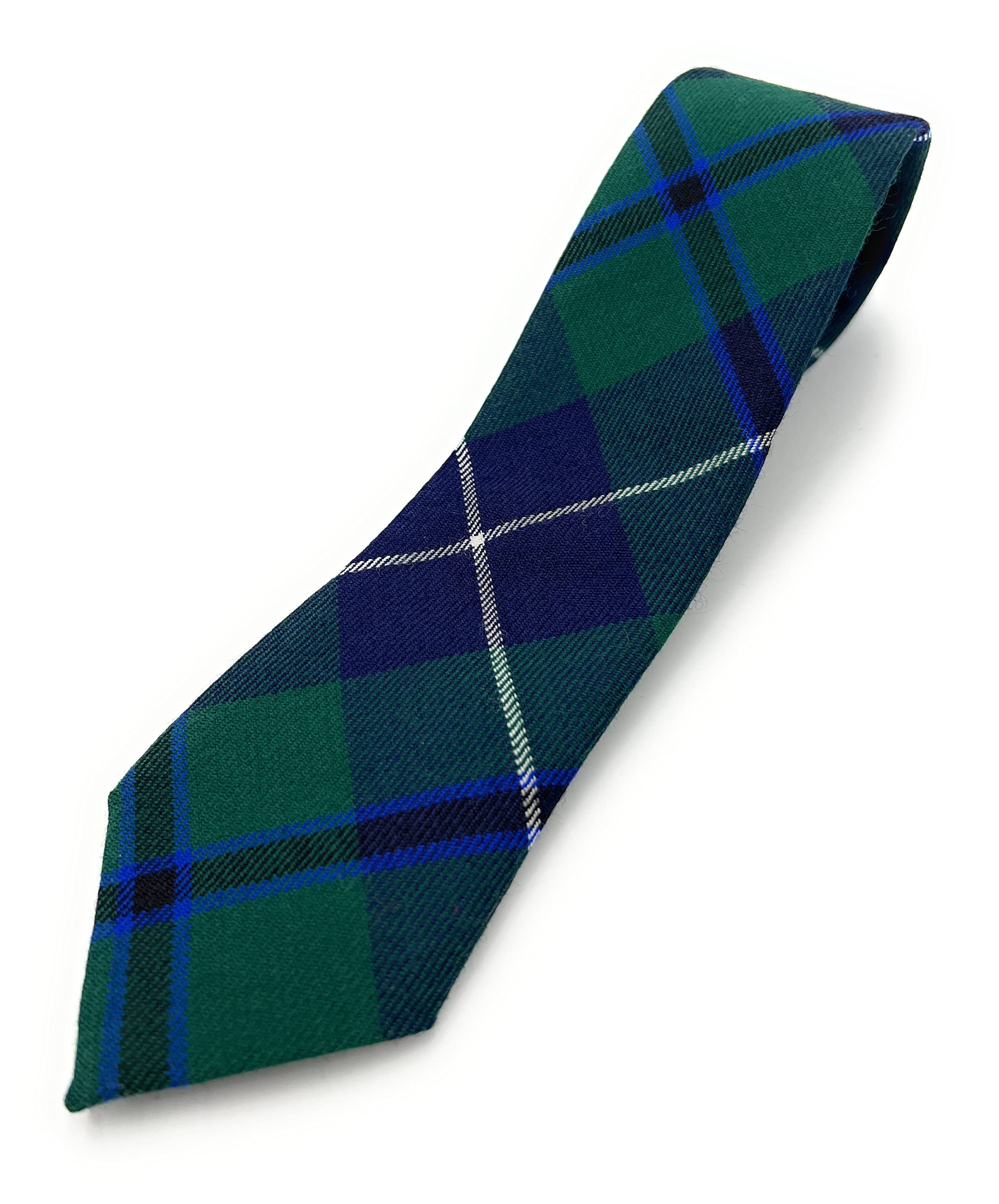 Tartan Tweeds Men's Douglas Modern Tartan Neck Tie New Wool British Made (Douglas Modern)