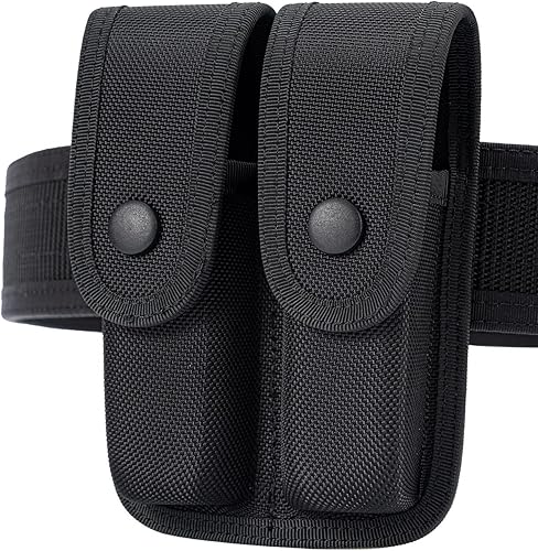 Dotacty Funda de nailon moldeado para cinturón de servicio para pistola, funda para cargador Mag Molle, compatible con cargadores de pila simple y