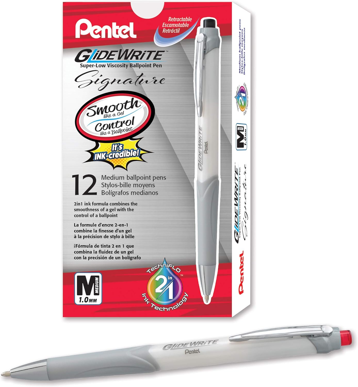 Pentel Glidewrite Ballpoint Pen Medium Line, Jamaica Ubuy