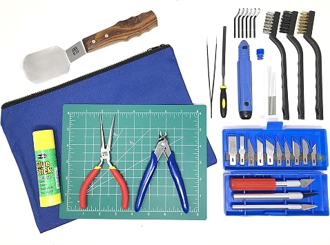 Kit de herramientas de impresora 3D econ mico todas las herramientas de impresi n 3D y accesorios necesarios para quitar, limpiar y terminar impresiones 3D para la adhesi n, eliminaci n de impresi n y mantenimiento de impresora 3 D