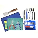 AMX3d Economy 3D Printer Tool Kit - All The 3D Printing Tools & Accessories Needed to Remove, Clean & Finish 3D Prints for Adhesion Print Removal Print Clean-Up and 3D Printer Maintenance