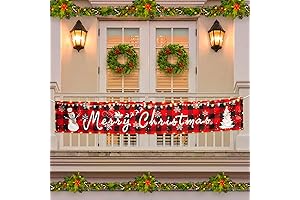 Charming Porch Banner Decoration Merry Christmas