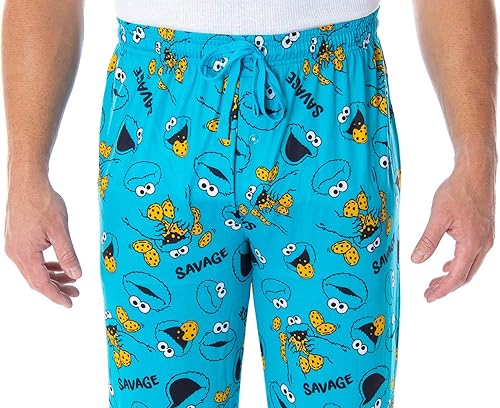 Miniatura 3 de Sesame Street Cookie Monster Savage - Pantalones de pijama para hombre
