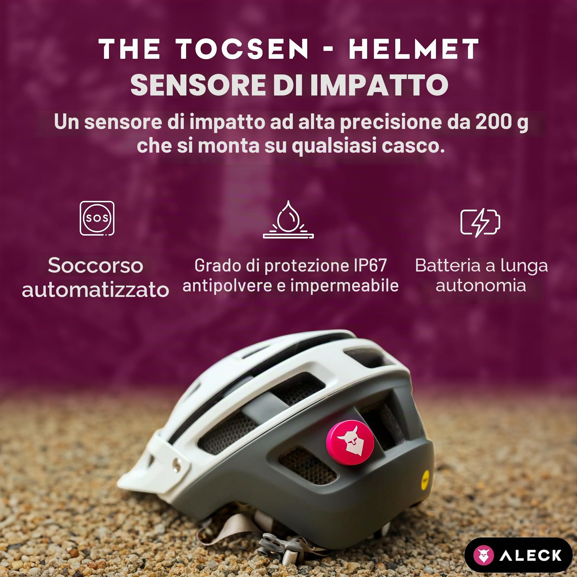 TOCSEN Sensore di Caduta Unisex Adulto