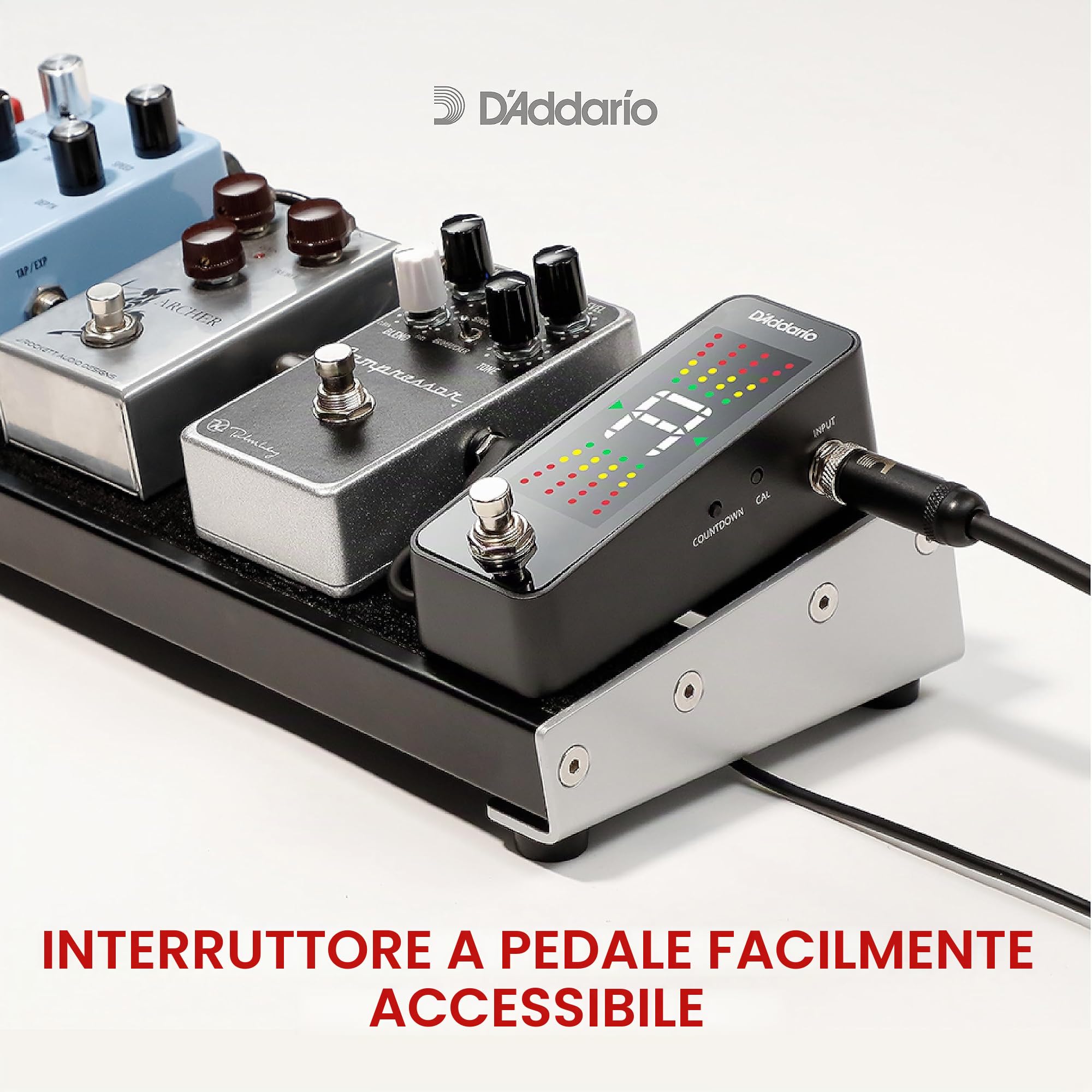 D'Addario PW-CT-23 Accordatore Cromatico a Pedale