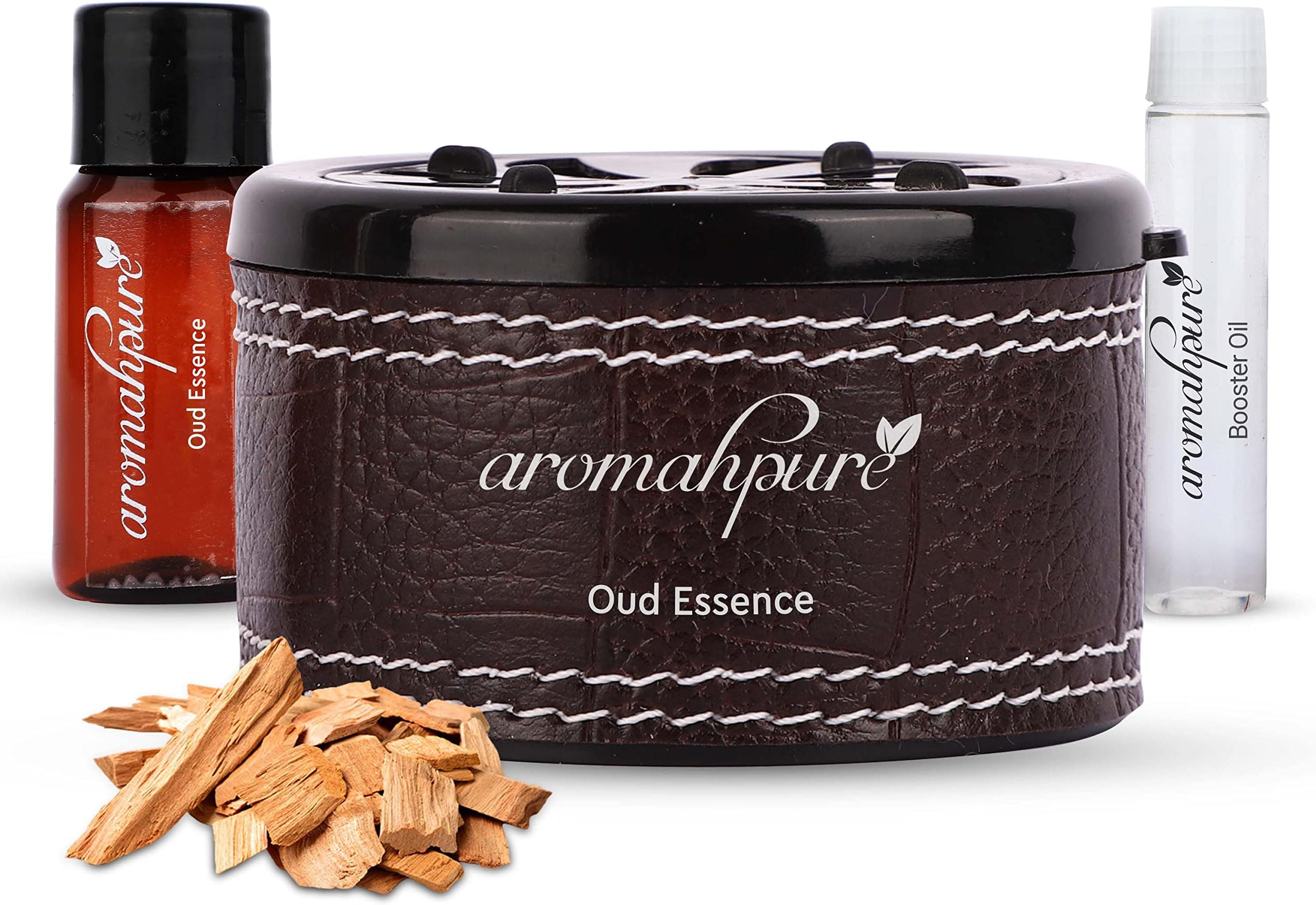 Aromahpure Dashboard Car Perfume with 50 ml Classic Miniature Fragrance Oil | Oud Essence - Oud Fragrance Car Freshener | Luxury Car Perfume for Car Interior