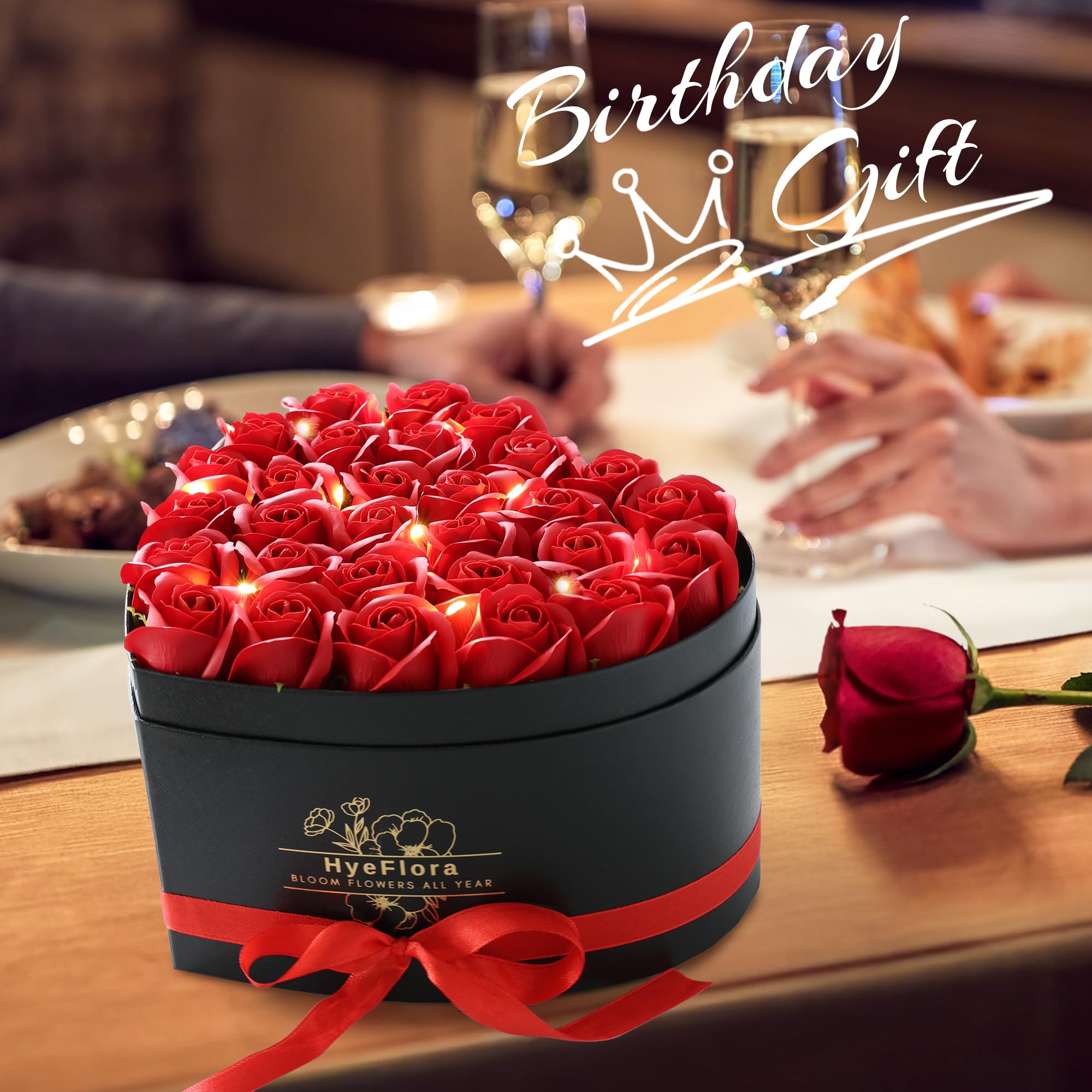 Fake Roses Gift Snapklik.com : 30pcs Fake Red Roses In A Heart Shape Box, Fake Roses ...