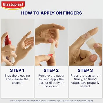 Elastoplast Hydrocolloid Wound Plasters Small (10 Bandages), Completely Waterproof Plasters for Faster Healing, Ultra Thin and Flexible for Second Skin Feel, Extra Strong Hold