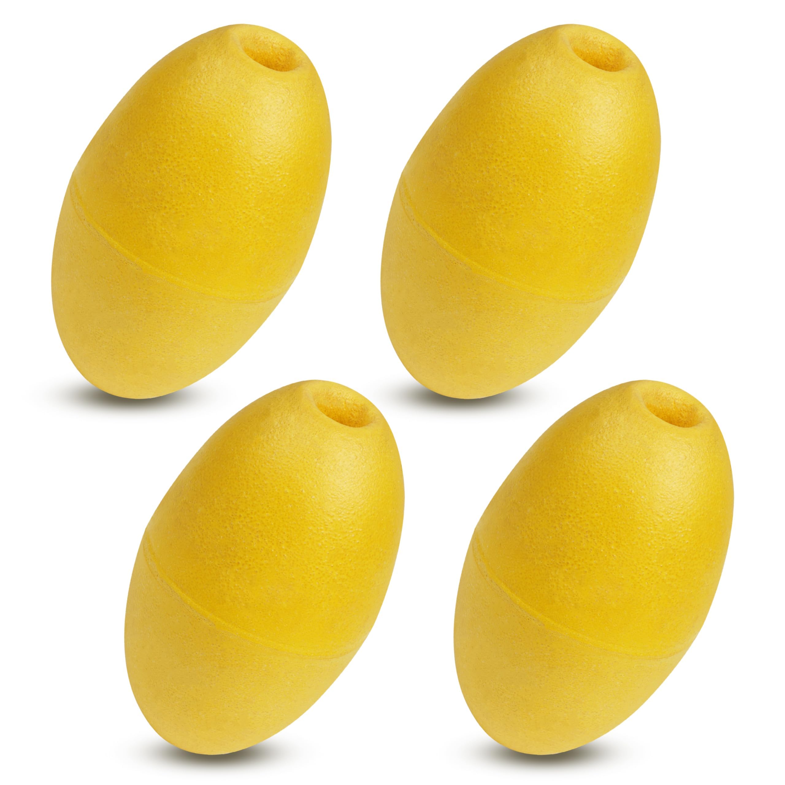 OROOTL Rope Floats Marine Buoy Float, 4pcs Crab Trap Floats Buoys Fishing Marker Buoy Plastic Water Buoy for Boats Pool Kayak Crabbing Dock Ski Anchor — image 1