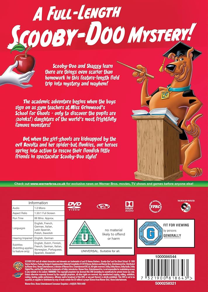 Amazon.com: Scooby-Doo: The Ghoul School [DVD] [2003