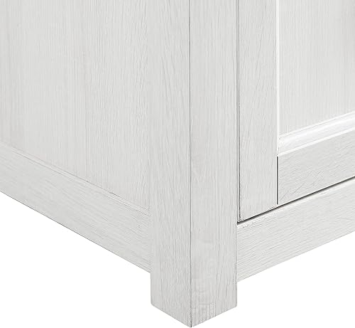 Miniatura 15 de Crosley Furniture Camden - Soporte esquinero para TV de más de 50 pulgadas, centro de entretenimiento con estantes de almacenamiento, color blanco