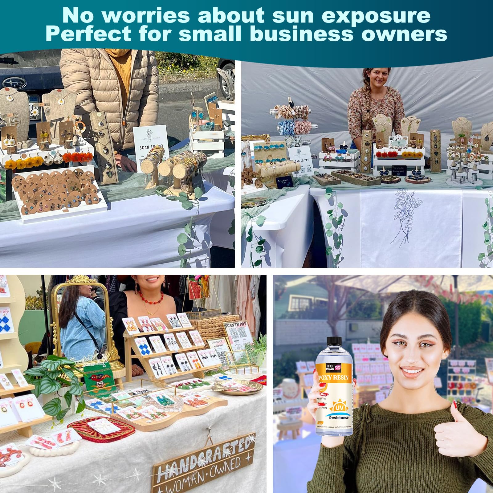 2 Gallon Epoxy Resin with Pumps, Bubble Free Resin Epoxy Kit, Crystal Clear Epoxy Resin and Hardener for DIY Art, Molds,Craft: LET'S RESIN EPOXY RESIN 64oz UV Resistant Resin Epoxy, Upgrade Formula Crystal Clear & Bubble Free Epoxy Resin for Coating,Casting,Table Top,Jewelry,Art