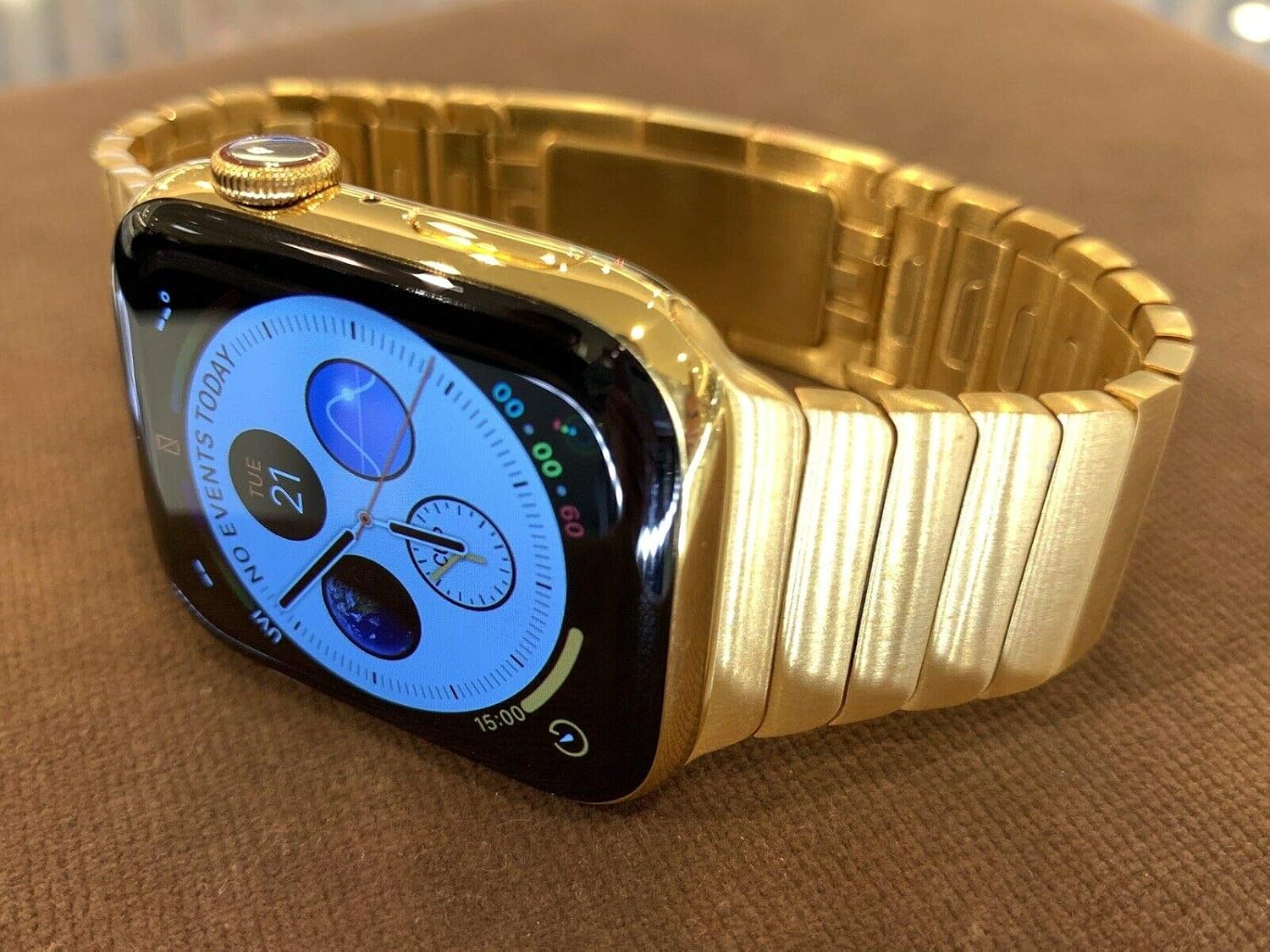Custom 24K Gold Plated 44mm iWatch 