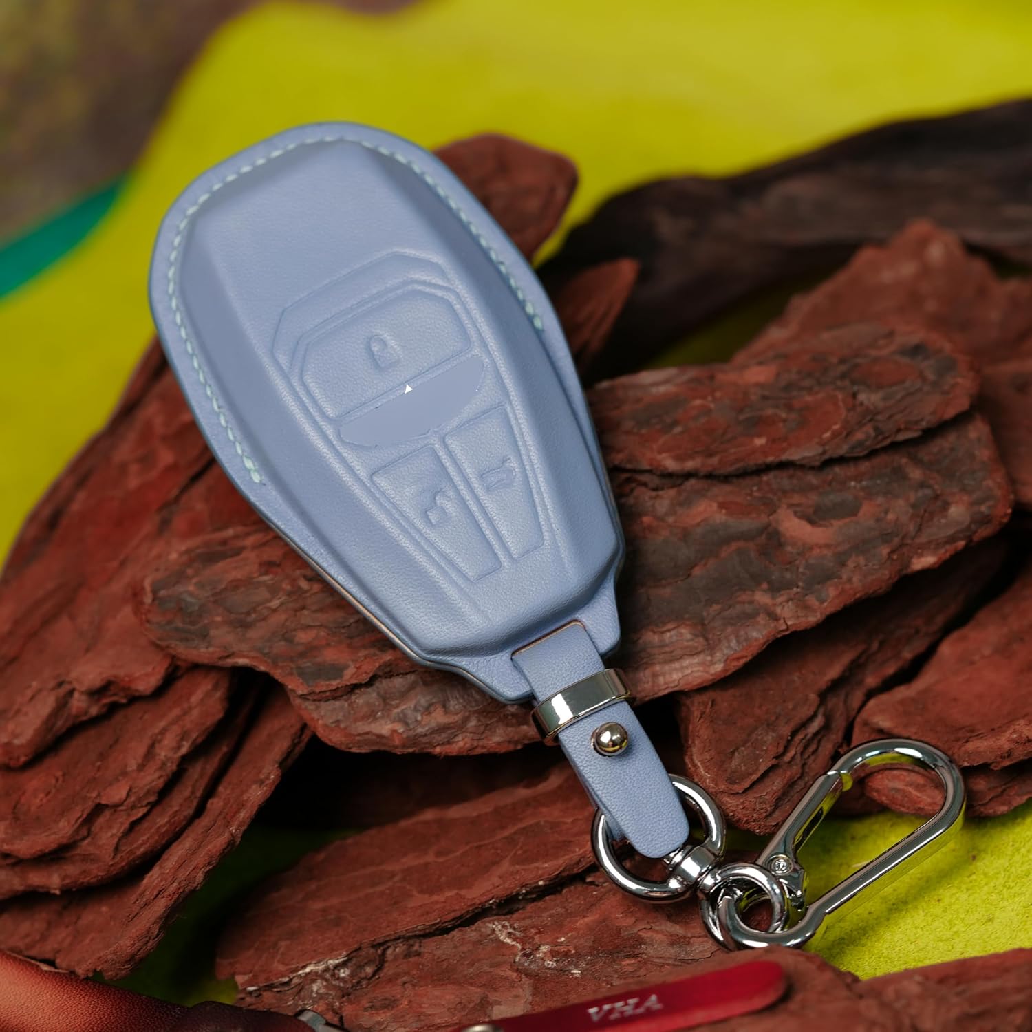 XILA Leather Key Fob Cover Compatible with Aston Martin DBX, DB9, DB11, Vantage – Custom Key Case for Keyless Entry Remotes – Premium Aston Martin Accessories