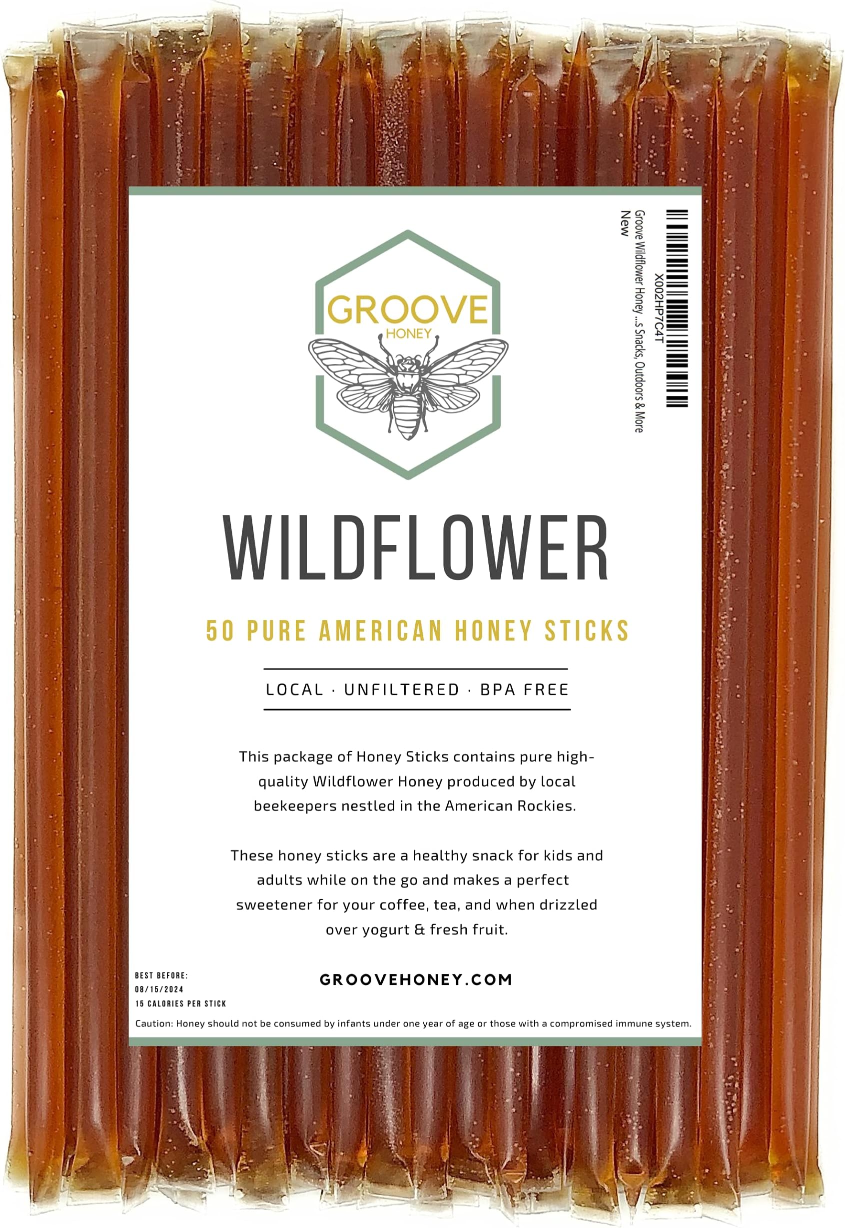 Wildflower Honey Sticks