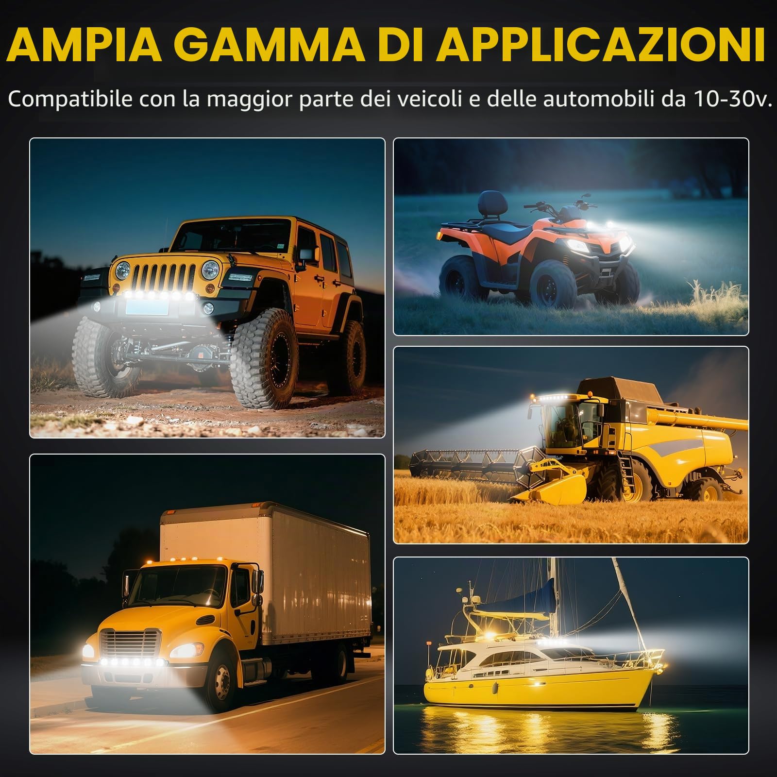 RIGIDON barra led fuoristrada 12V DT cablaggio kit, 40 pollici 180W 15000lm | 102cm, fari di profondità, luci di lavoro, per auto camion SUV UTE ATV barca 4x4 veicoli offroad, impermeabile, 6000K bianca