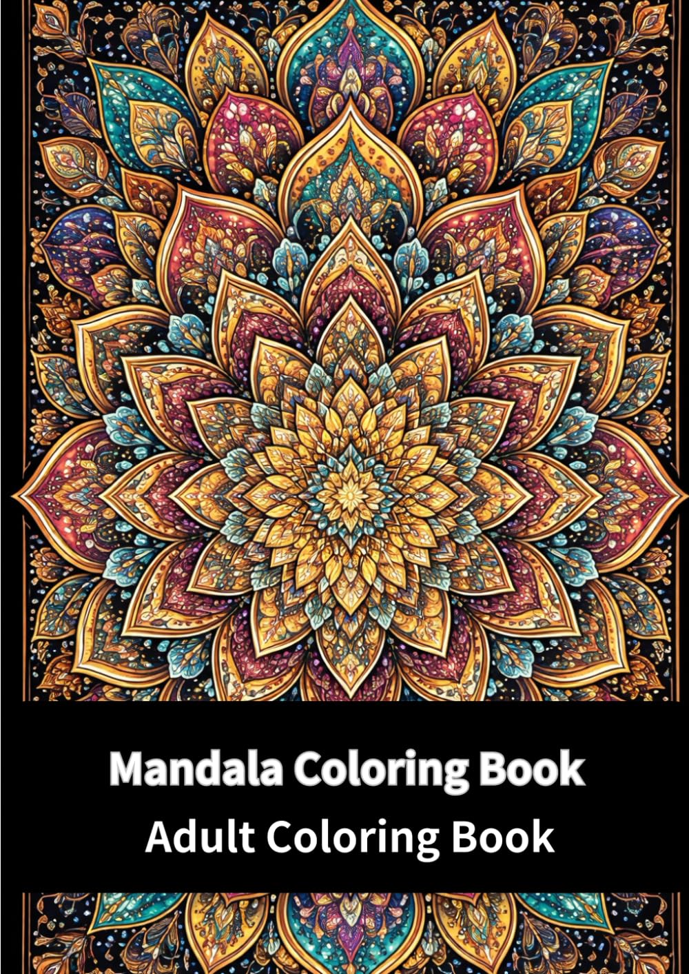 NTRICATE COLORFUL MANDALAS: Adult Coloring Book with Intricate Mandala Patterns for Stress Relief and Relaxation