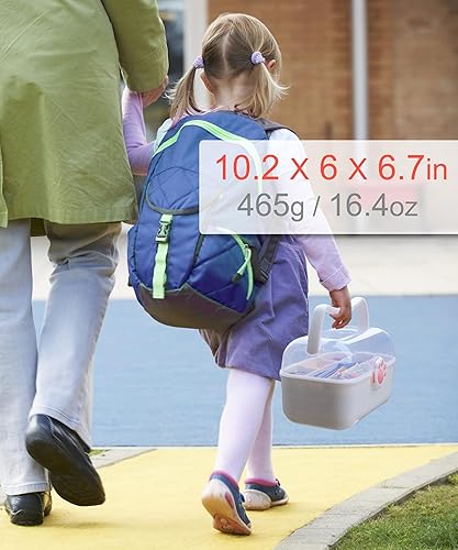 Miniatura 2 de Gzluzvy Organizadores de manualidades y almacenamiento pequeño organizador de arte para niños, organizador de accesorios para el cabello, caja de