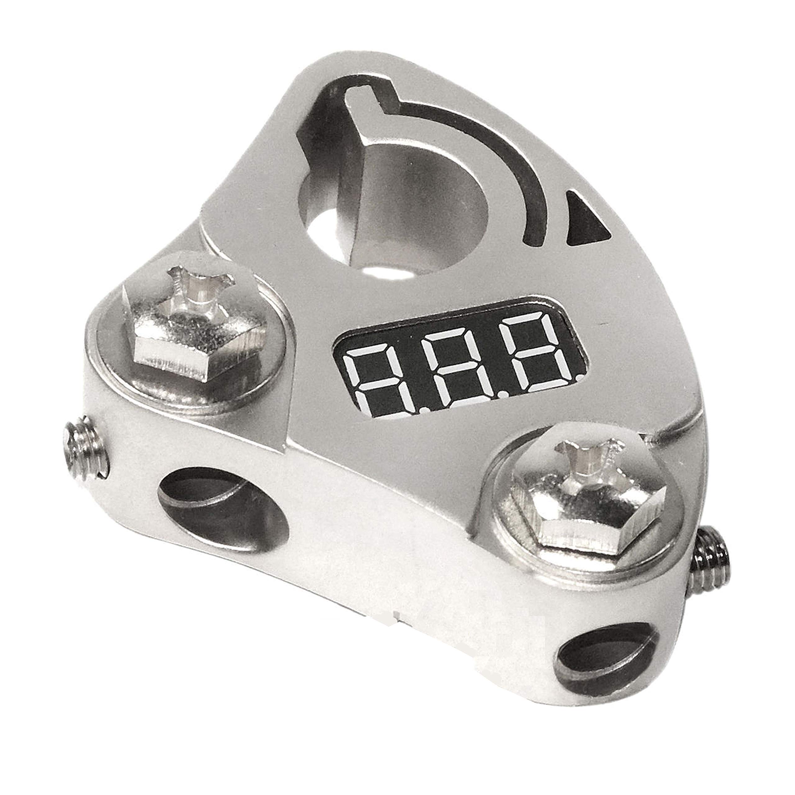 225FWY Platinum Digital Battery Terminal Two 4 Gauge Output & 2 Any Gauge Input with Ring Terminal