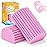 YFUIF 2-Pack Damp Clean Duster Sponge, Magic Sponge Eraser Baseboard Cleaner Tool, Dusters for Cleaning Blinds, Glass, Vents, Railings, Mirrors,Window Track Grooves and Faucets
