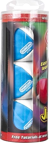 Miniatura 2 de Duncan Toys Malabares - Pelotas de malabarismo, multicolor, conchas de vinilo, bolas de circo con diseño de 4 paneles, frijoles de plástico, paquete