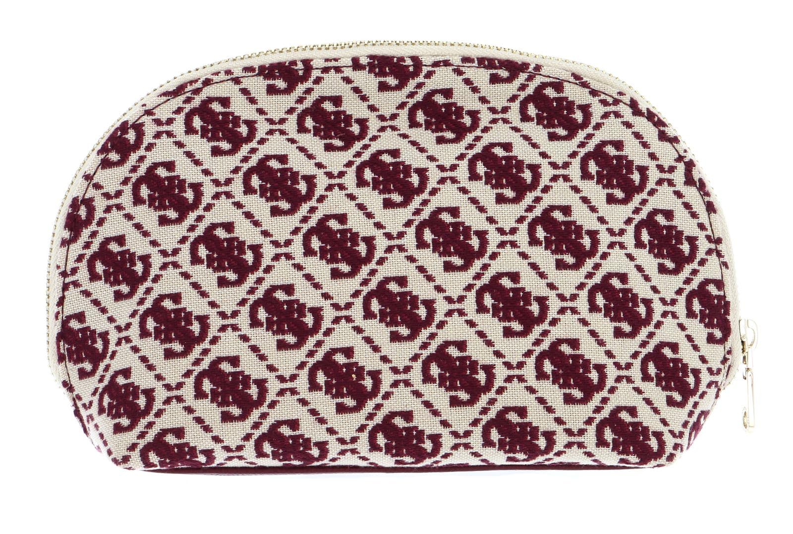 GUESS Kosmetiktasche Dome Cosmetic Pouch Merlot Mehrfarbig