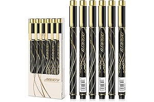 Pentel RSVP Fine Point Gel Pens Bulk Pack of 6