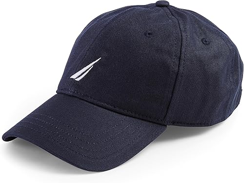 Miniatura 4 de Nautica Gorra de béisbol ajustable con logotipo clásico para hombre Hillside Olive, Khaki (Beige), Navy, True Black, White/White